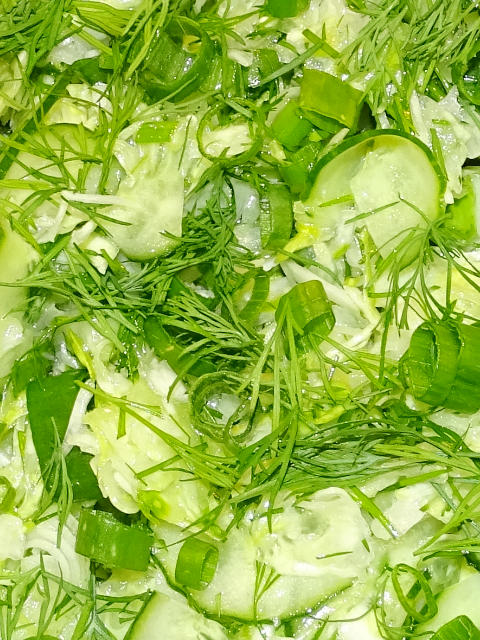  surowka z mlodej i ogorka